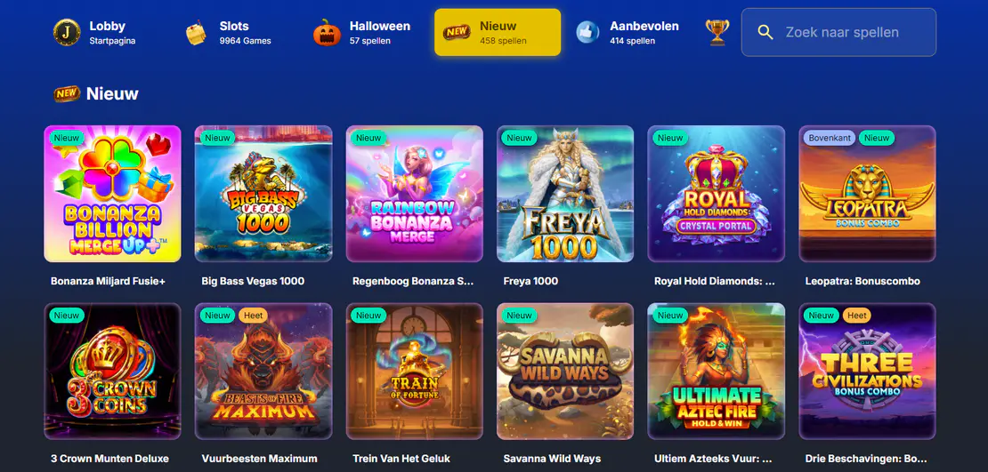 jackpoty casino nieuwe spellen